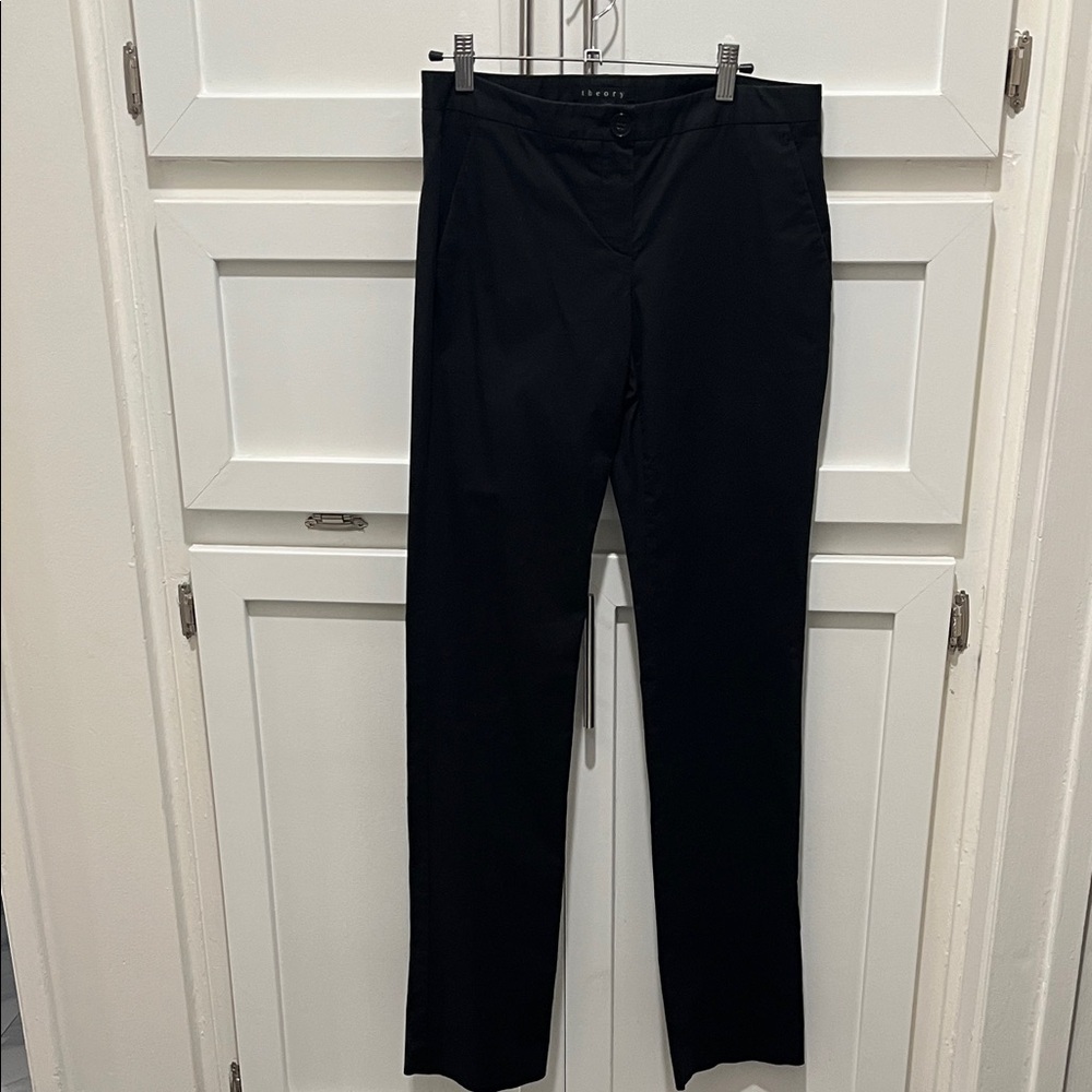 Theory black Trousers size 4